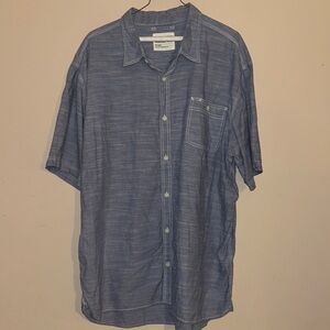 Mountain Khaki XXL Men's Blue Short Sleeve Shirt